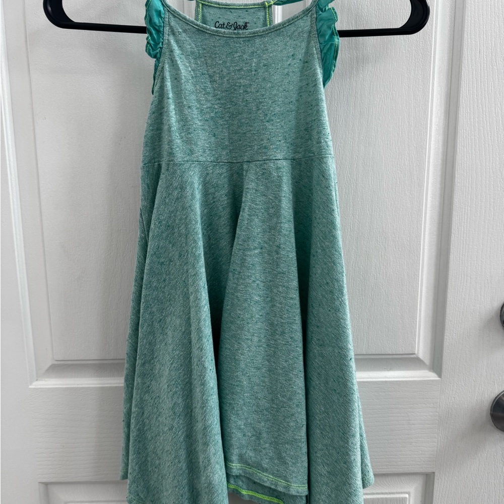 Cat & Jack Teal Casual Kids Dress